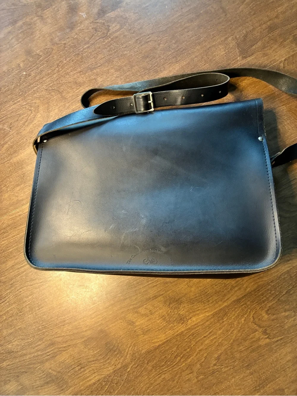Cambridge Satchel (15 Inch Batchel) In Black Leather